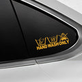 Hand Wash Only Car Body Stickers for Tesla - Tesery Official Store