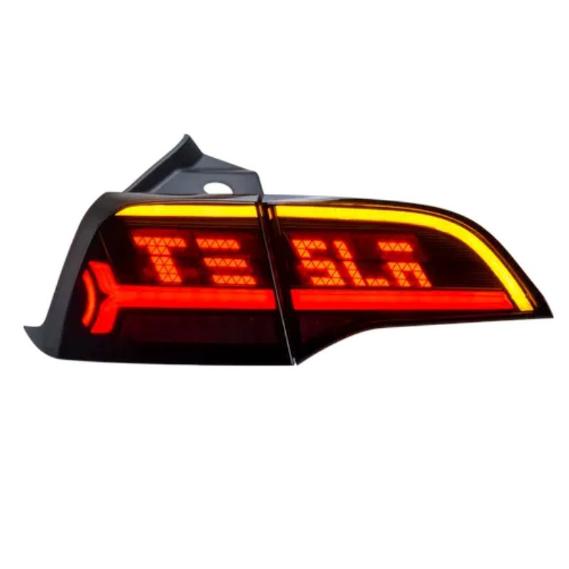 LED APP - Controlled Letter Tail Lights For Tesla Model 3/Y - Tesery Official Store