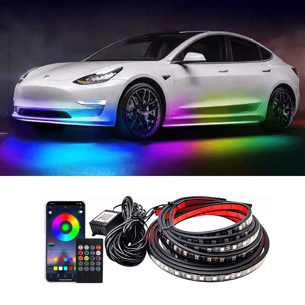 LED Chassis Ambient Lights for Tesla Model 3/Y (4PCS) - Tesery Official Store