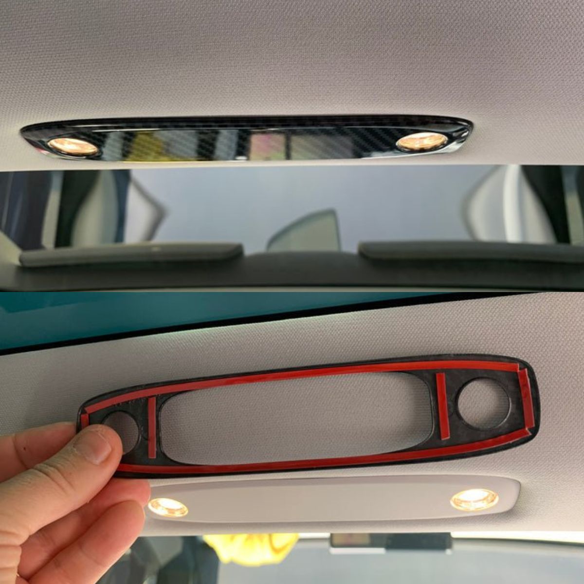 Model 3 / Y Dome Light Cover - Carbon Fiber Interior Mods - Tesery Official Store