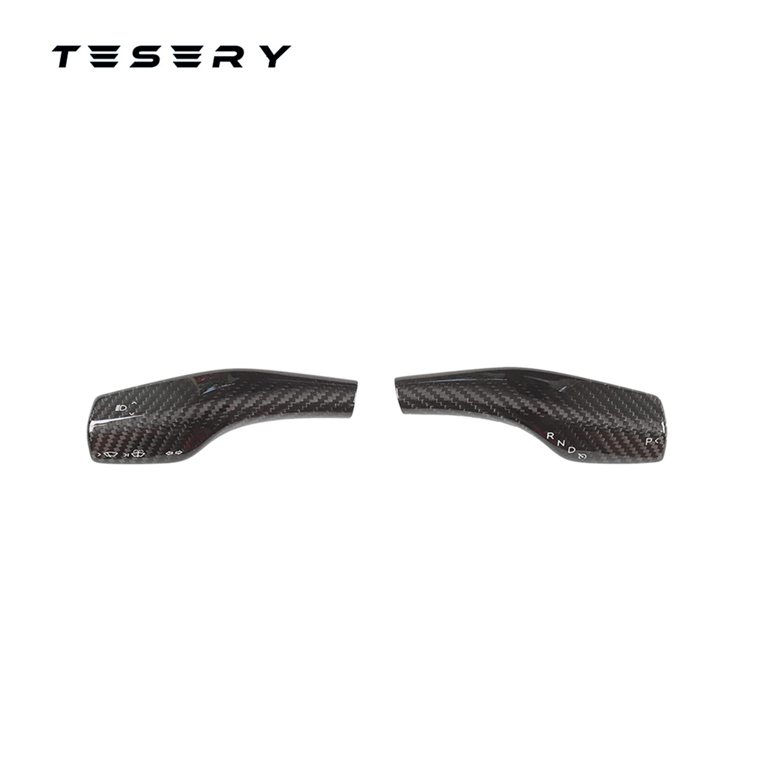 Model 3 / Y Stalks Turn Signal Cover - Carbon Fiber Interior Mods - Tesery Official Store