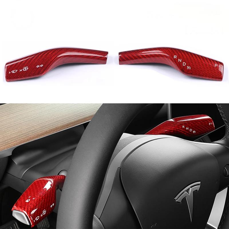 Model 3 / Y Stalks Turn Signal Cover - Carbon Fiber Interior Mods - Tesery Official Store