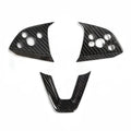 Model 3 / Y Steering Wheel Middle Trim Cover - Carbon Fiber Interior Mods - Tesery Official Store