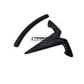 Model 3 / Y T Logo Overlay Front & Rear - Real Carbon Fiber Exterior - Tesery Official Store