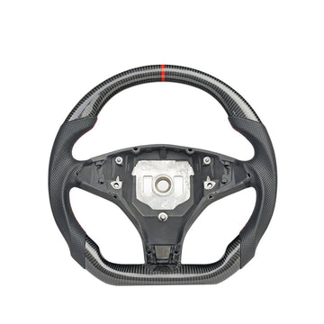 Model X / S Rounded Carbon Fiber Steering Wheel 2016-2020【Style 4】