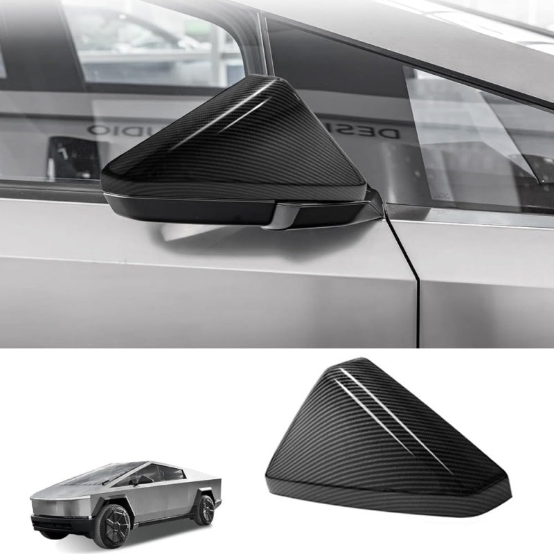 Real Carbon Fiber Mirrors for Tesla Cybertruck - Tesery Official Store