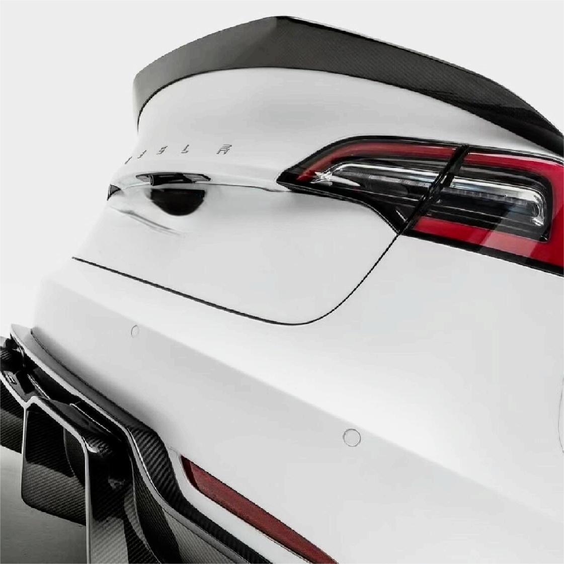 Real Molded Carbon Fiber Spoilers for Tesla Model 3 - Tesery Official Store