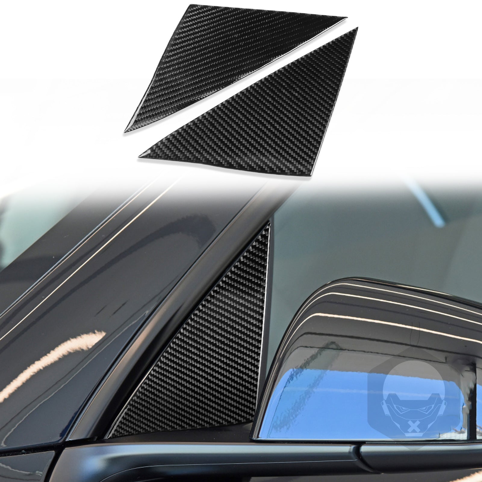 Rear View Mirror Triangle Window Decoration for Tesla Model Y - Tesery Official Store