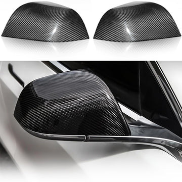 Side Mirror Cover OEM Style for Tesla Model X / S - Dry Carbon Fiber Exterior Mods - Tesery Official Store