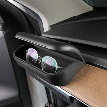 Étui à lunettes Modification intérieure Lunettes de soleil Boîte de rangement adaptée pour Tesla Model 3 & Model Y