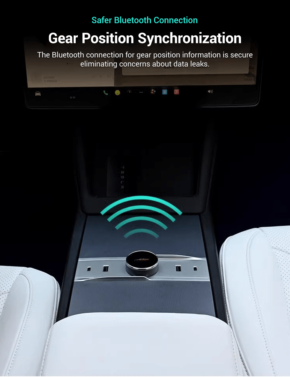 Smart Rotating Gear Shift Dock for Tesla Model 3 Highland - Tesery Official Store