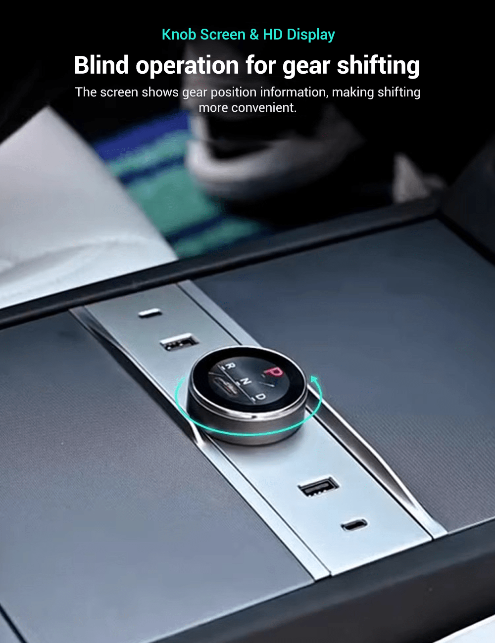 Smart Rotating Gear Shift Dock for Tesla Model 3 Highland - Tesery Official Store