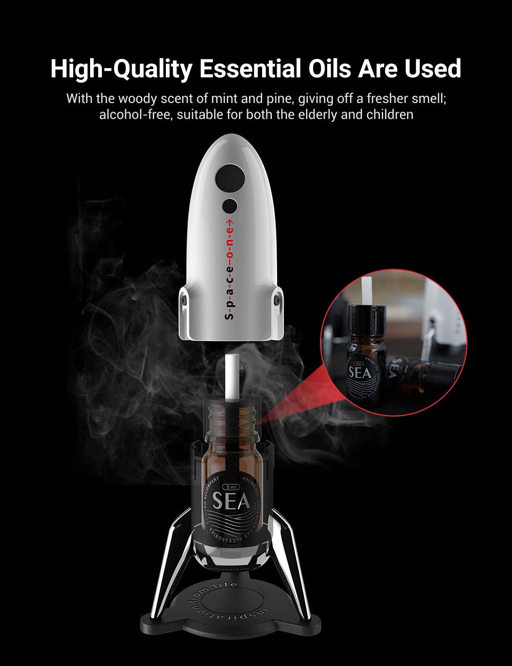 Space One Rocket Model Perfume for Tesla - Tesery Official Store