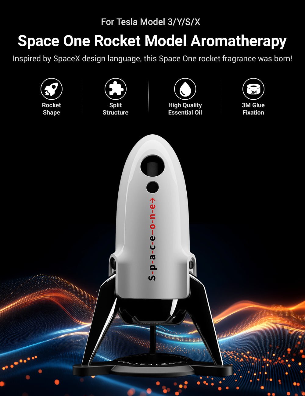 Space One Rocket Model Perfume for Tesla - Tesery Official Store