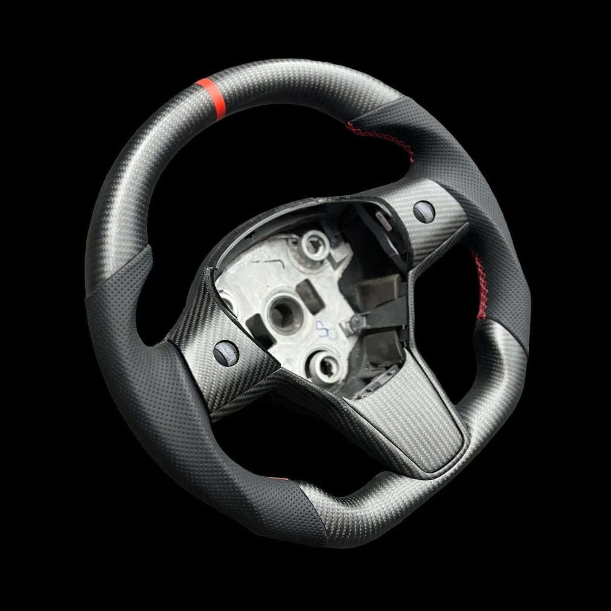 Sport Carbon Fiber Steering Wheel for Tesla Model 3 / Y【Style 25】 - Tesery Official Store