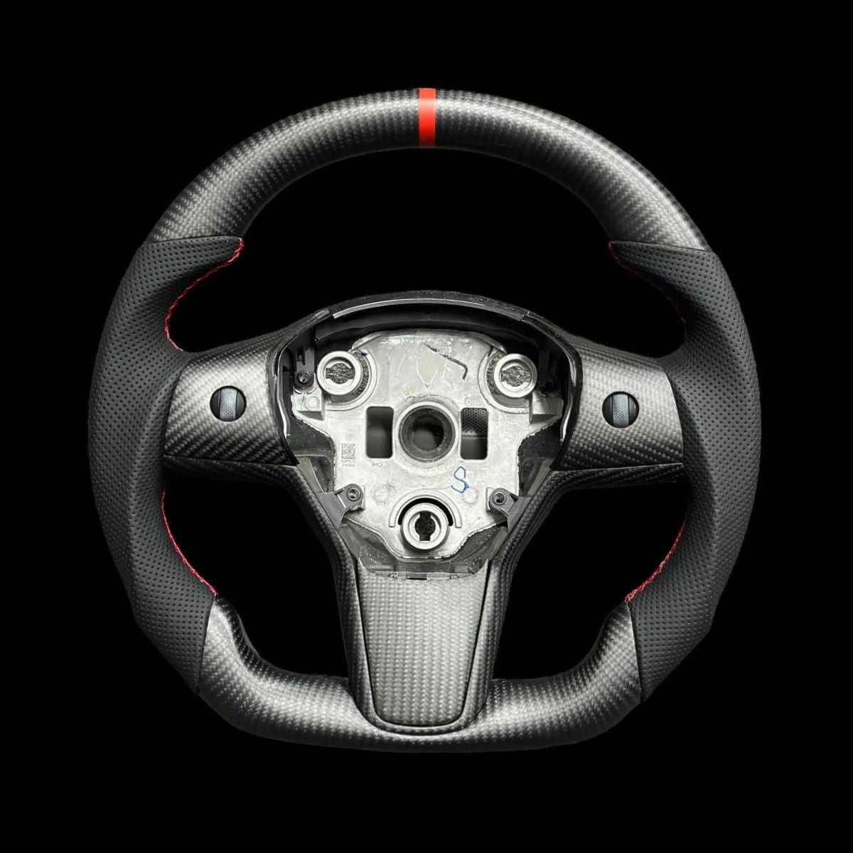 Sport Carbon Fiber Steering Wheel for Tesla Model 3 / Y【Style 25】 - Tesery Official Store