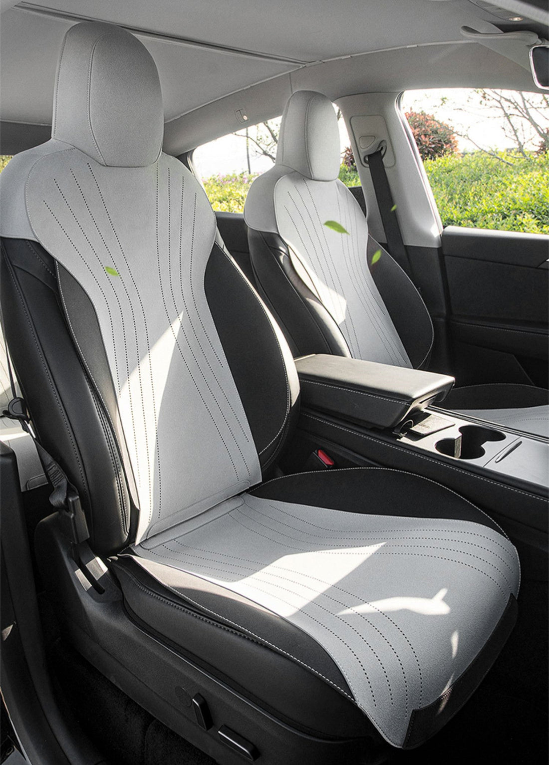 Suede Seat Covers for Tesla Model 3 & Model Y - Tesery Official Store