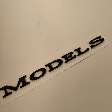 Tailgate-logobokstäver Bakemblem för Tesla modell 3/Y/X/S