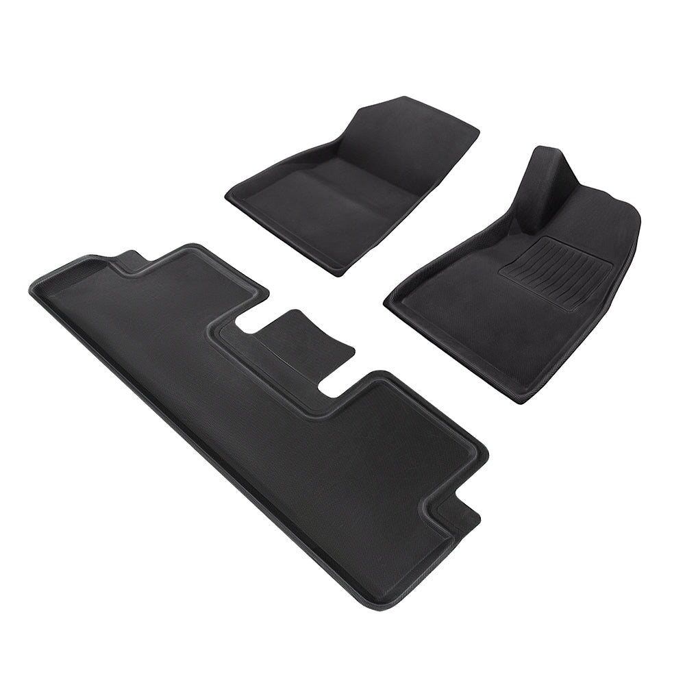 TESERY All Weather 3D Floor Mats for Tesla Model Y & Model 3 Highland - Tesery Official Store