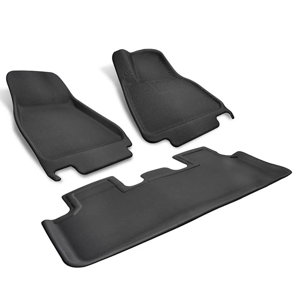 TESERY All Weather 3D Floor Mats for Tesla Model Y & Model 3 Highland - Tesery Official Store