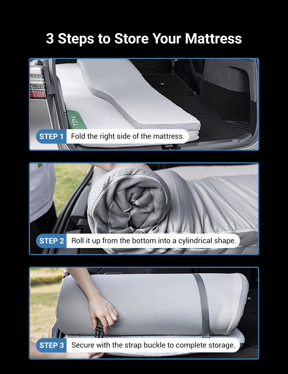 TESERY Camping Mattress for Tesla Model 3/Y - Tesery Official Store