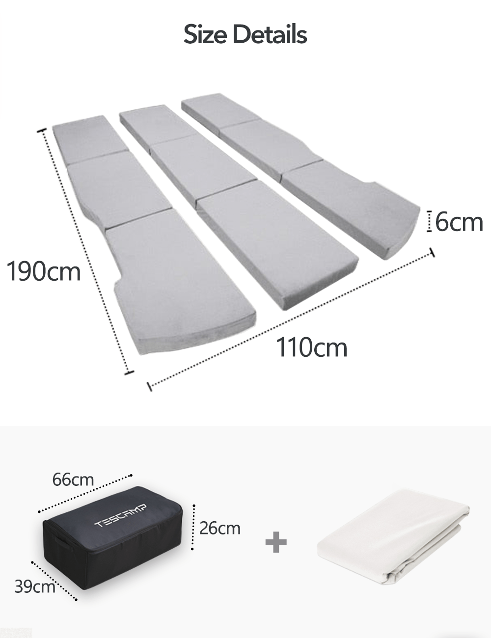 TESERY Camping Mattress for Tesla Model Y - Tesery Official Store