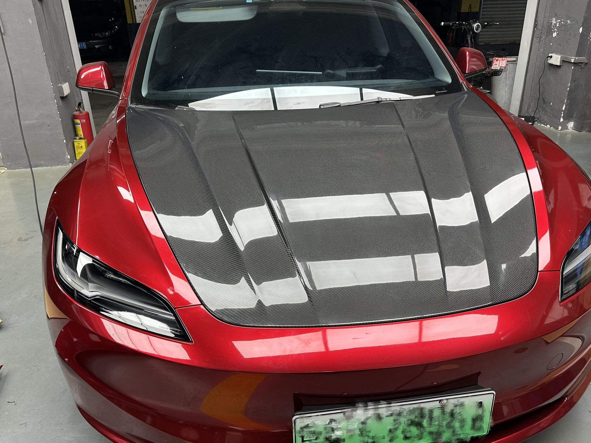 TESERY Carbon Fiber Hood for Tesla Model 3 Highland - Tesery Official Store