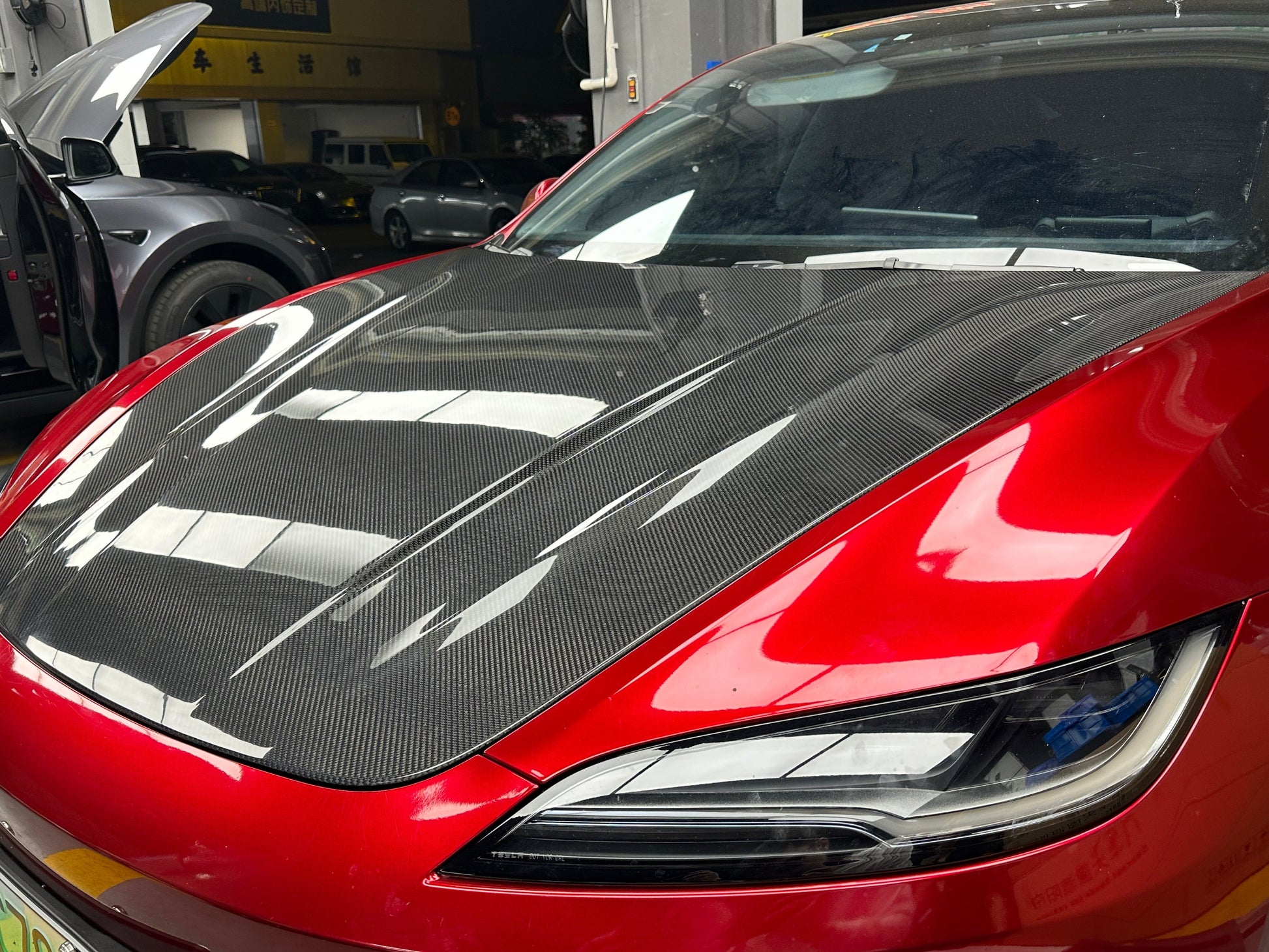 TESERY Carbon Fiber Hood for Tesla Model 3 Highland - Tesery Official Store