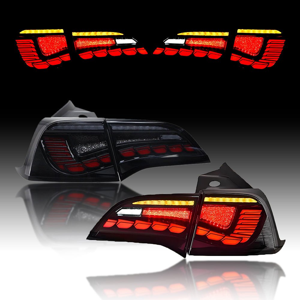 TESERY Dragon Scale Tail Lights for Model 3/Y - Tesery Official Store