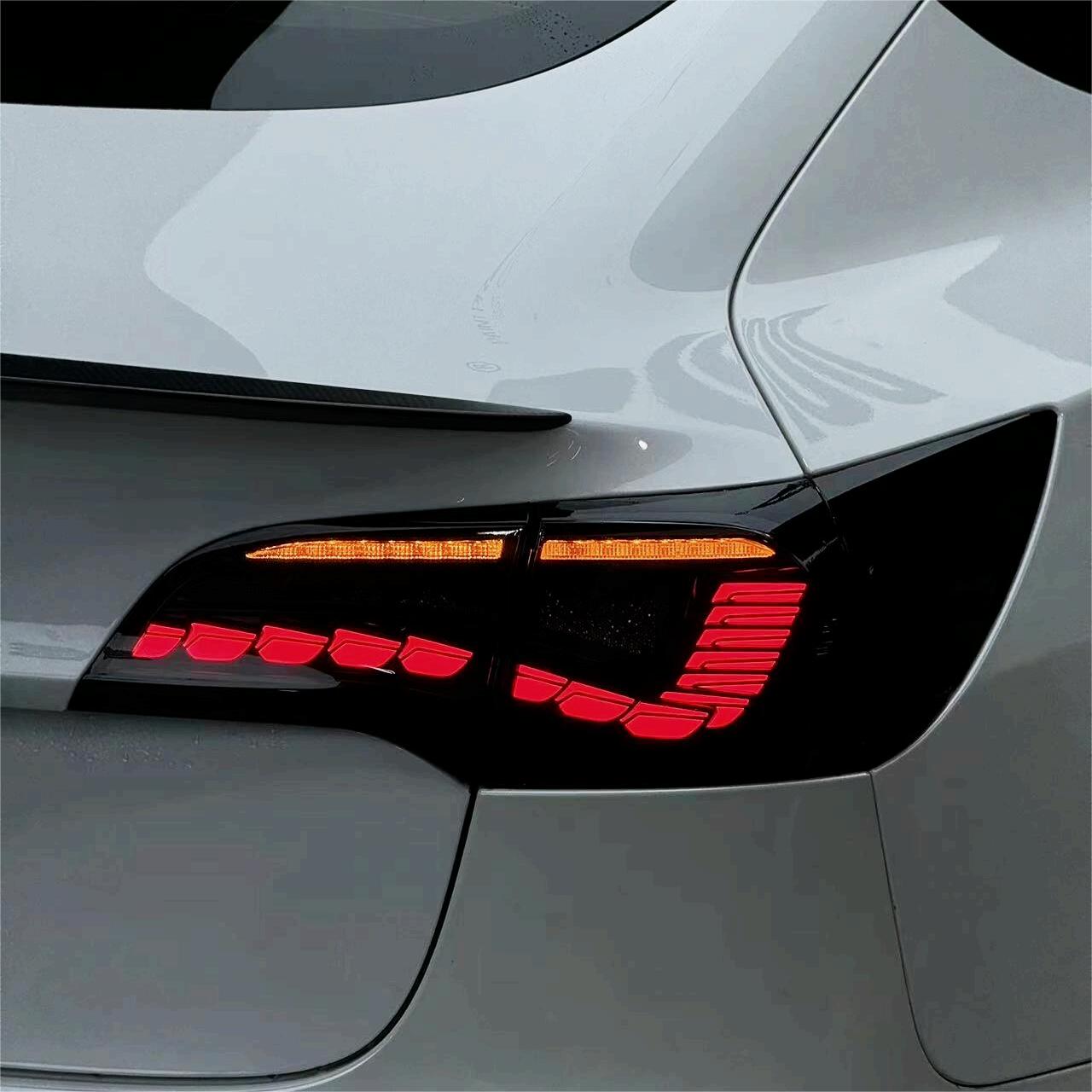 TESERY Dragon Scale Tail Lights for Model 3/Y - Tesery Official Store