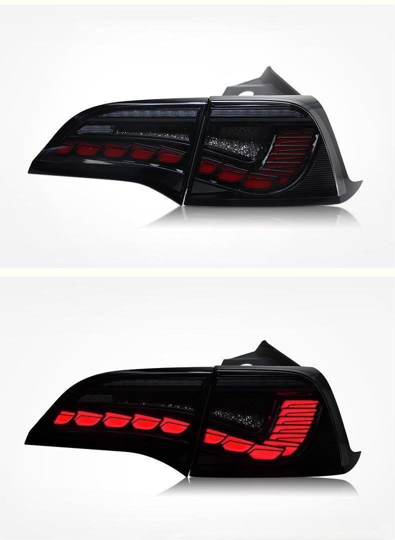 TESERY Dragon Scale Tail Lights for Model 3/Y - Tesery Official Store