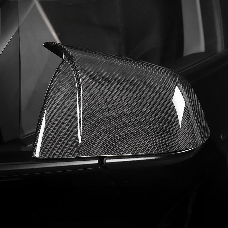 TESERY Mirror Caps for Model Y / 3 ( Sporty Style ) - Carbon Fiber Exterior Mods - Tesery Official Store