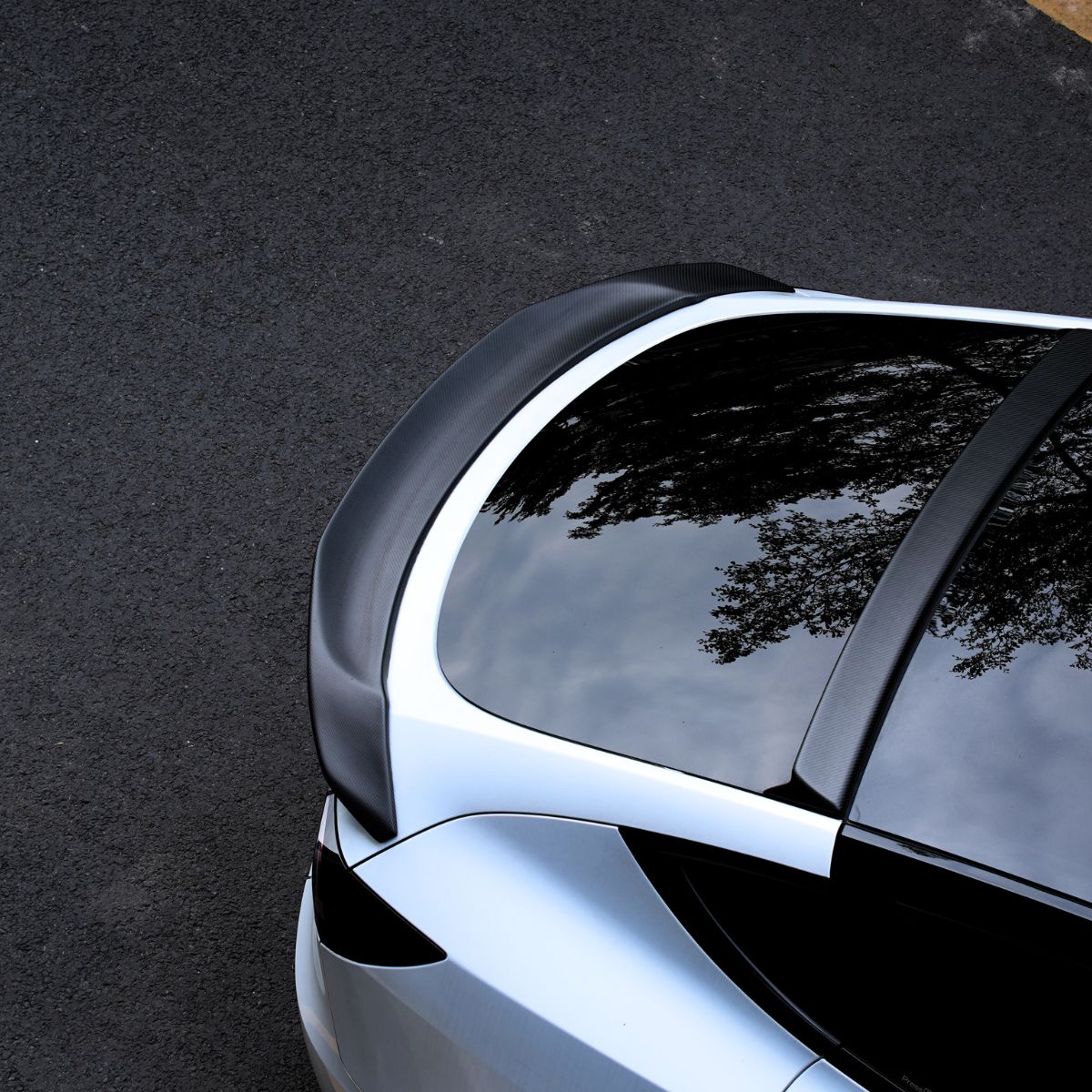 Tesery Model Y / 3 Spoiler V - Style - Carbon Fiber Exterior Mods - Tesery Official Store