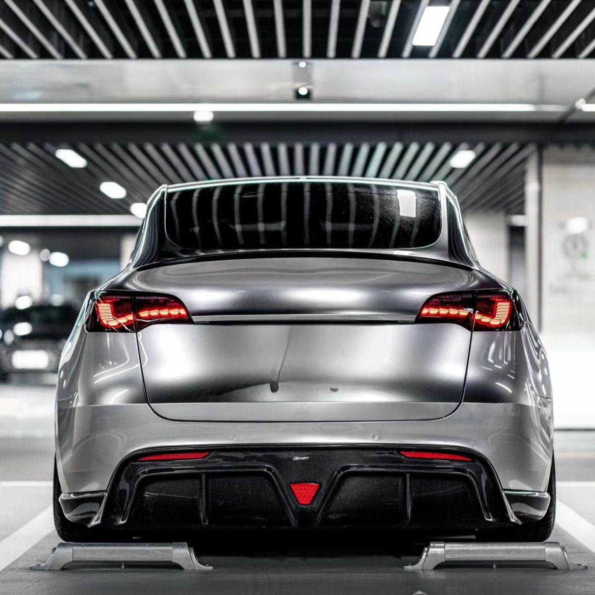 Tesery Tesla Model 3 Highland / Y Spoiler Performance OEM Style - Dry Carbon Fiber Exterior Mods - Tesery Official Store