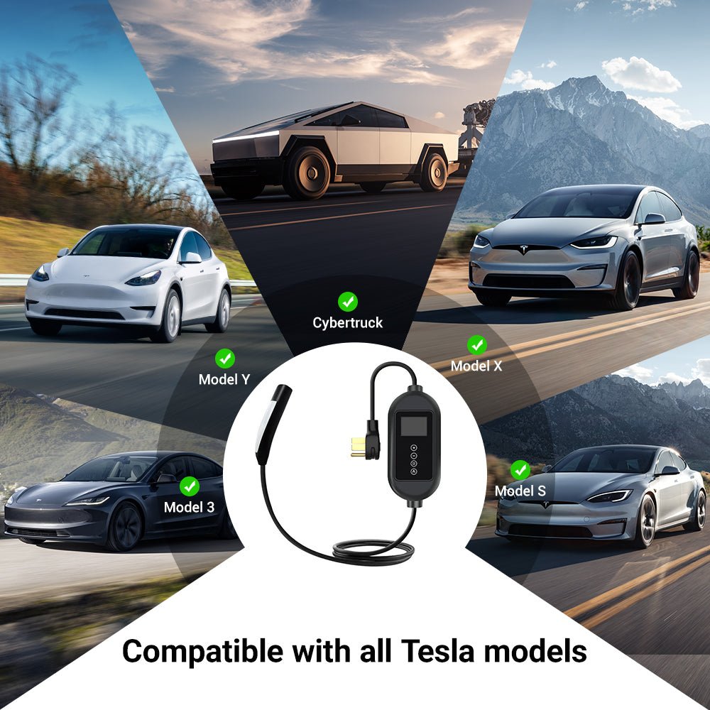 Tesla Mobile Charger 16 - 40A with NACS Plug, Gen.3 (for U.S. Tesla Owners) - Tesery Official Store