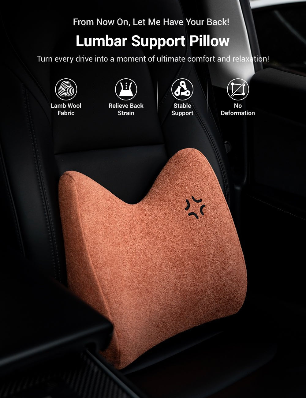 TITA Lumbar Support Pillow for Tesla【2PCS】 - Tesery Official Store