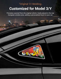 Triangle Window Ambient Light For Tesla Model 3/Y【Tom and Jerry】 - Tesery Official Store