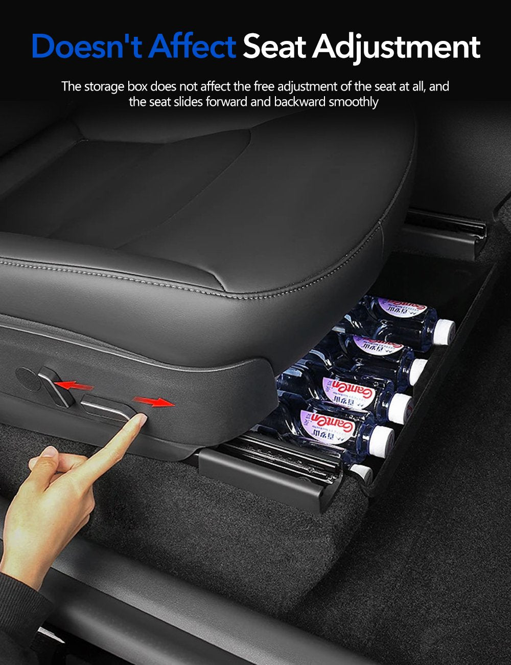 Under Front Seat Storage Box for Tesla Model Y - Tesery Official Store