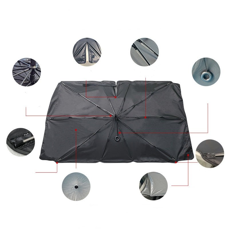 Windshield Sun Shade Umbrella for Tesla Model 3/Y/X/S - Tesery Official Store