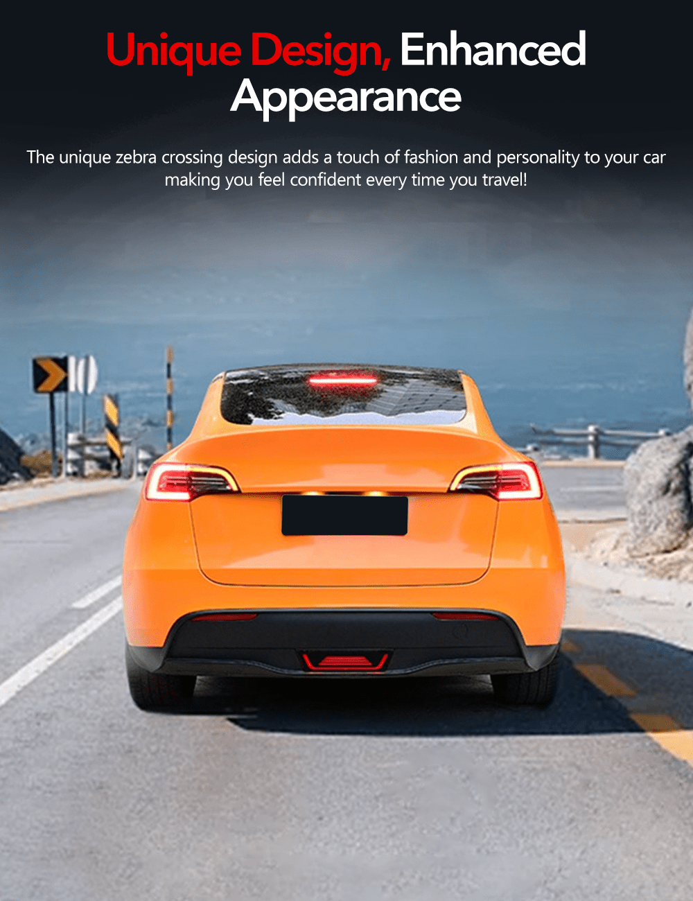 Zebra Crossing Pilot Lights for Tesla Model Y - Tesery Official Store