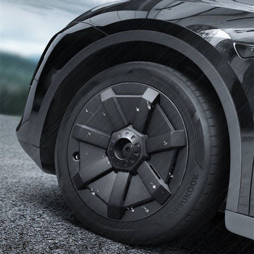 19' Bedste hjul dækker Cybertruck Style til Tesla Model Y (4PCS)