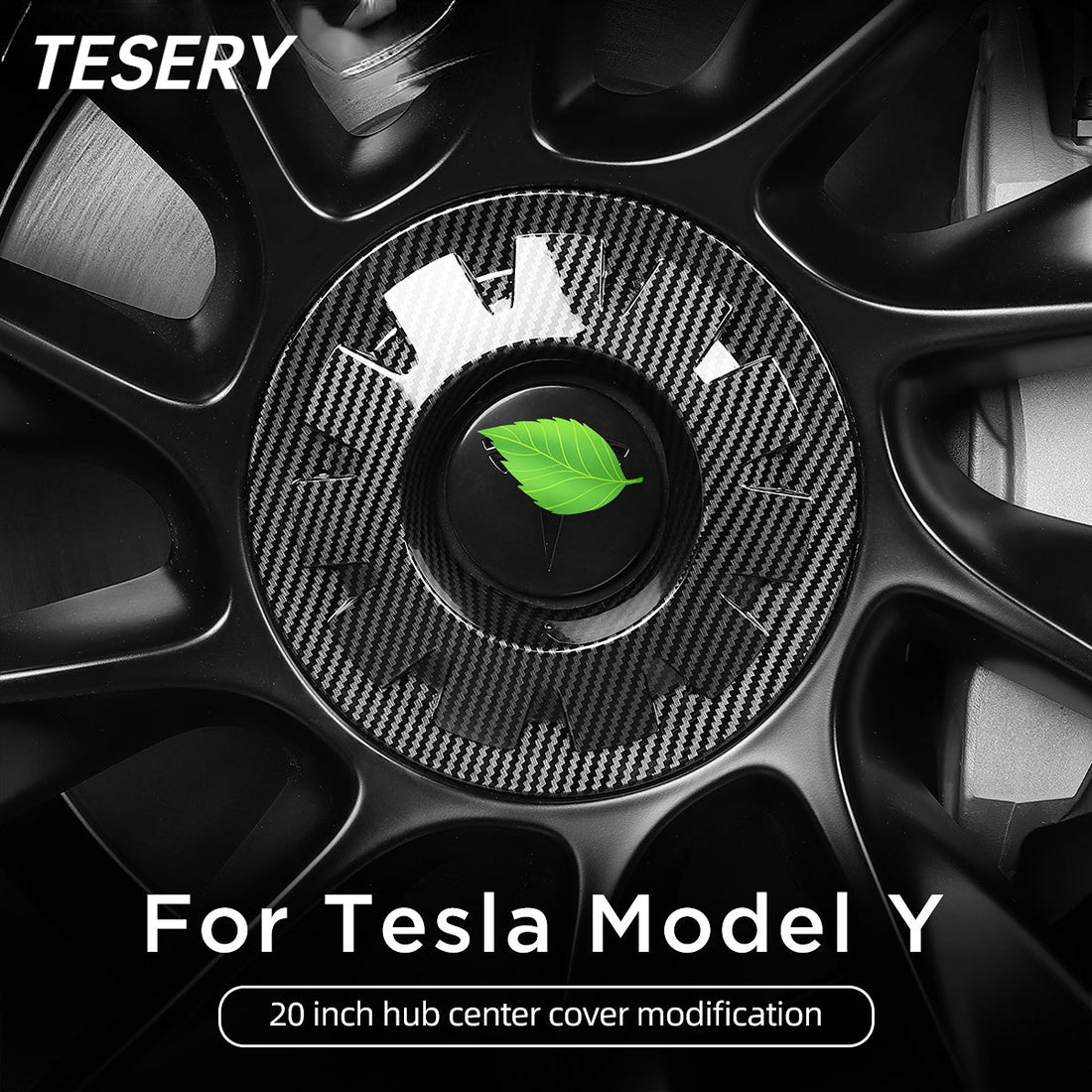 20-Inch Wheel Hub Cover for Tesla Model Y 2020-2024 - Tesery Official Store