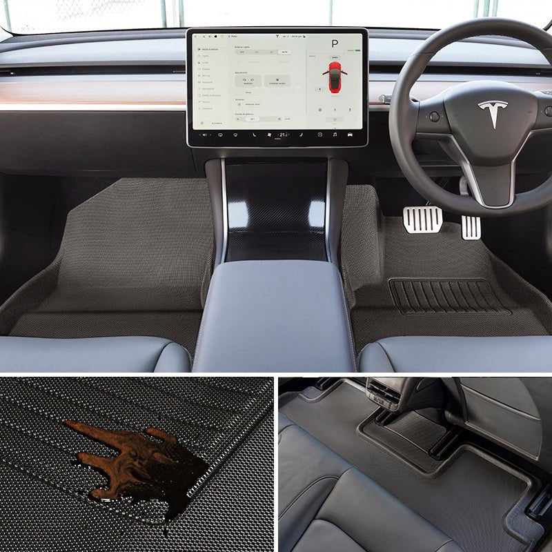 3D Floor Mats for Tesla Model 3 Highland - Tesery Official Store