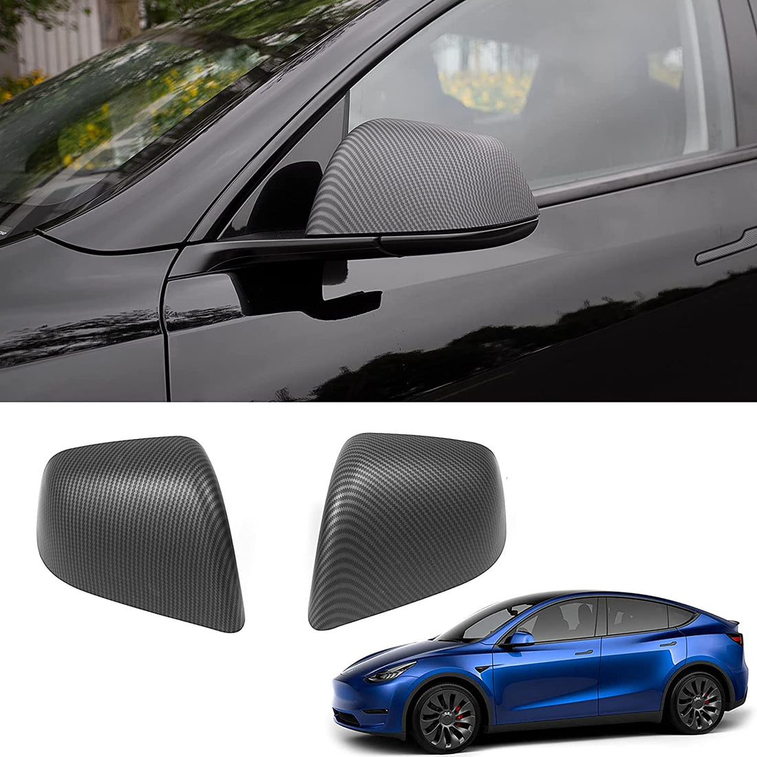 ABS Mirror Cover for Tesla Model Y 2020-2024 - Tesery Official Store