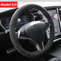 Alcantara Steering Wheel Cover for Tesla Model S / Model X - Tesery Official Store