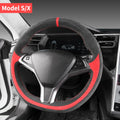 Alcantara Steering Wheel Cover for Tesla Model S / Model X - Tesery Official Store