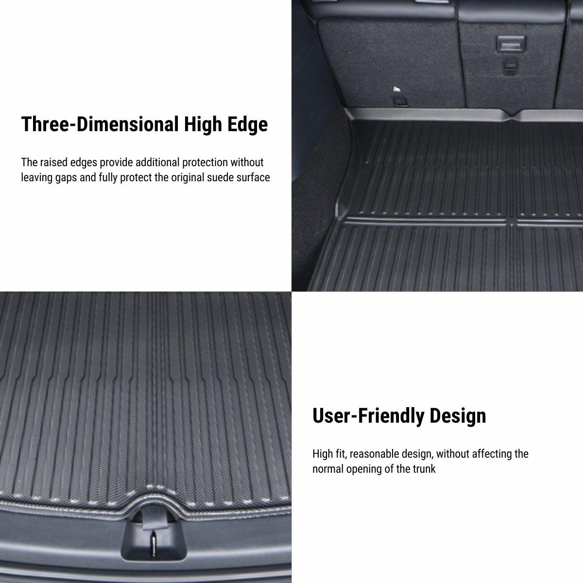 All Weather Front And Rear TPE Trunk Mat for Tesla Model Y - Tesery Official Store