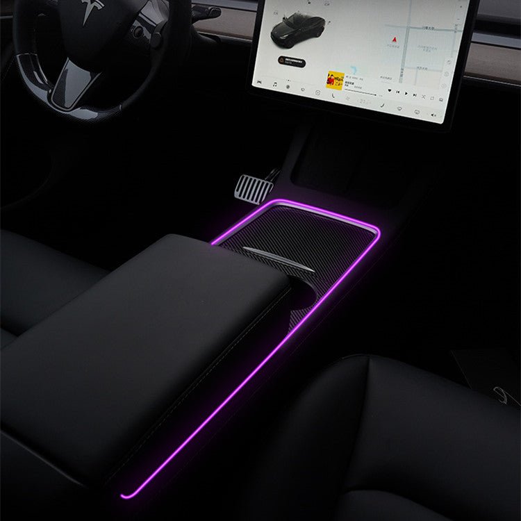 Center Console + Dashboard Ambient Light for Tesla Model 3 2021-2023.10 / Model  Y 2021-2024