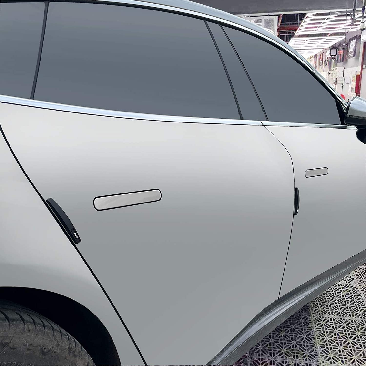Auto-Seitentür-Kantenschutz-Schutztür-Sturzschutzstreifen, geeignet für  Modell 3/Y/X/S