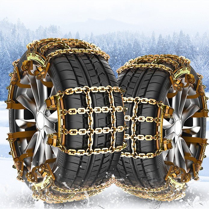 Anti - Slip Snow Chains Nine Grid For Tesla Model Y/3/X/S - Tesery Official Store